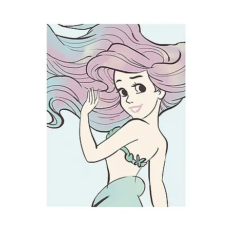 Komar Disney Edition 4 Poster Ariel Aquarell