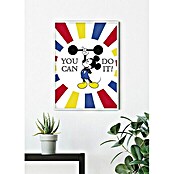 Komar Disney Edition 4 Wandbild Mickey Mouse Do It (30 x 40 cm, Vlies)