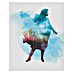 Komar Disney Edition 4 Poster Frozen Anna Aquarell 