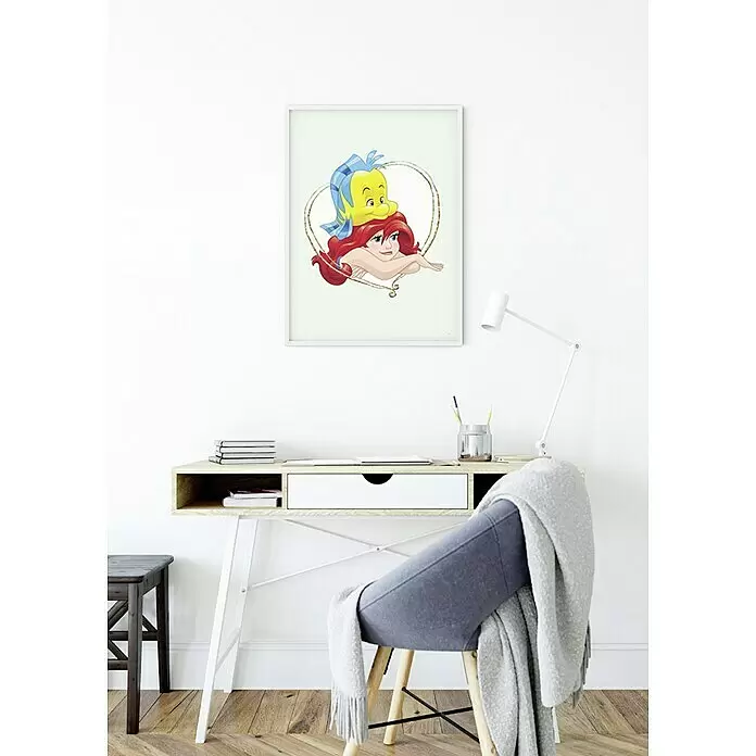 Komar Disney Edition 4 Poster Ariel & Fabius - Disney, B x H: 30 x 40 cm - Stimmungsaufnahme