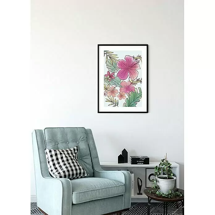 Komar Disney Edition 4 Poster Ariel Flowers - Disney, B x H: 50 x 70 cm - Stimmungsaufnahme