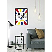 Komar Disney Edition 4 Wandbild Mickey Mouse Do It (50 x 70 cm, Vlies)