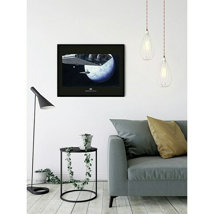 Komar Star Wars Wandbild RMQ Hoth Orbit (50 x 40 cm, Vlies)