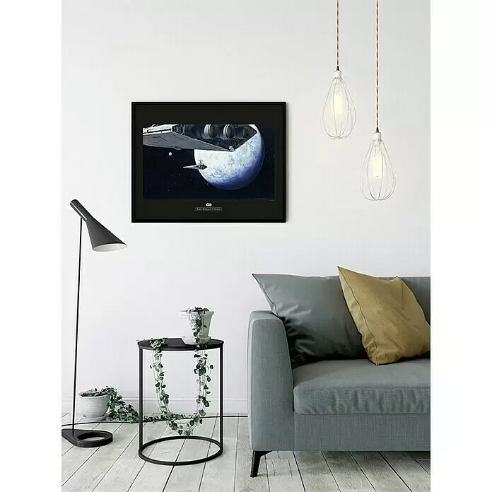 Komar Star Wars Poster RMQ Hoth Orbit - Star Wars, B x H: 50 x 40 cm - Stimmungsaufnahme