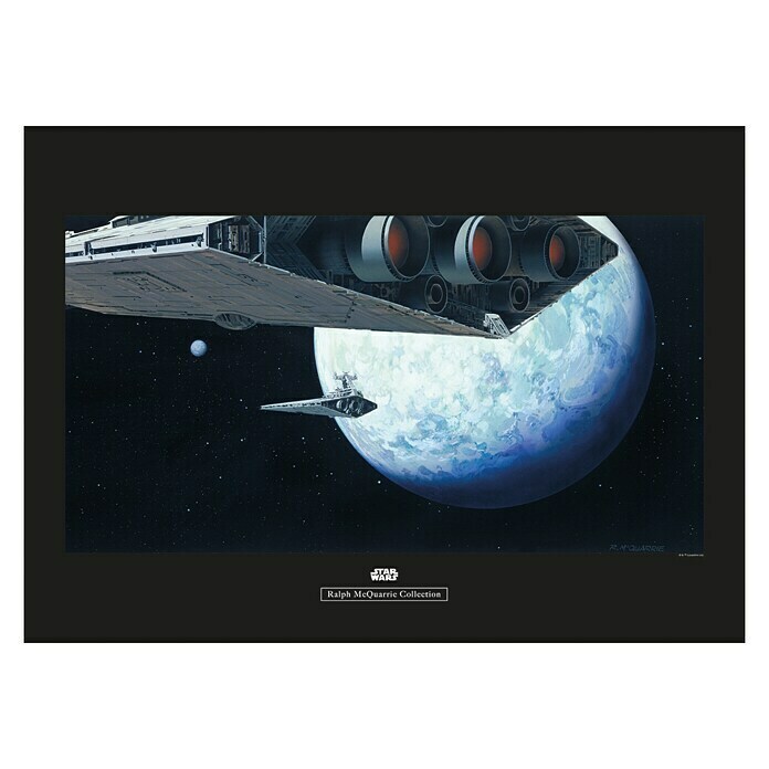 Komar Star Wars Wandbild RMQ Hoth Orbit (70 x 50 cm, Vlies)