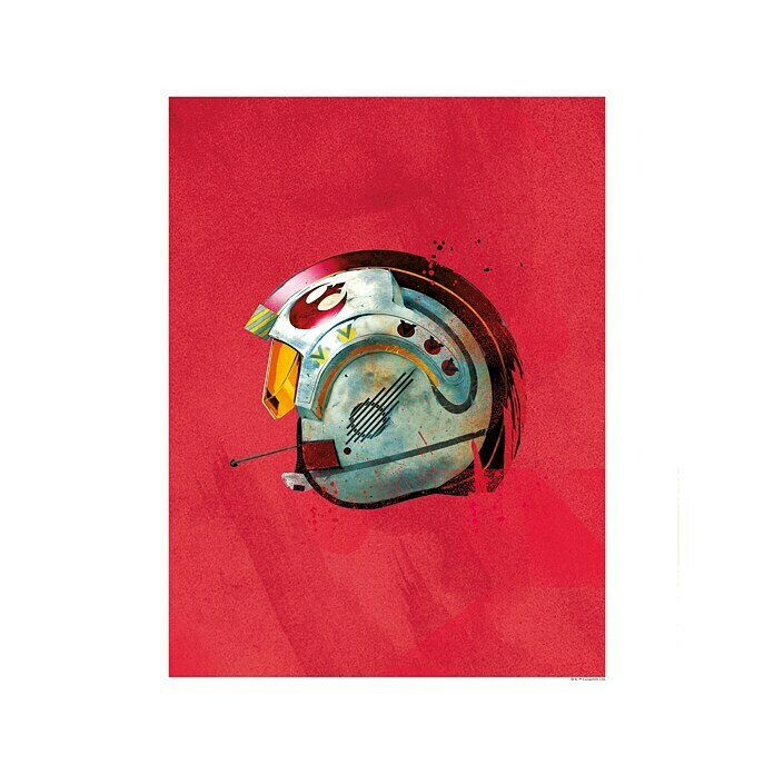 Komar Star Wars Poster Helmets Rebel Pilot (Star Wars, B x H: 50 x 70 cm)