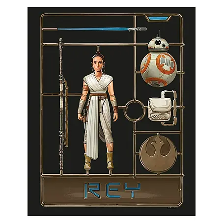 Komar Star Wars Poster Toy Rey