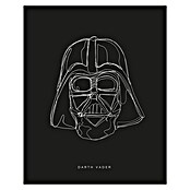 Komar Star Wars Wandbild Lines Dark Side Vader (30 x 40 cm, Vlies)