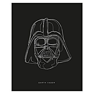 Komar Star Wars Poster Lines Dark Side Vader (Star Wars, B x H: 40 x 50 cm)