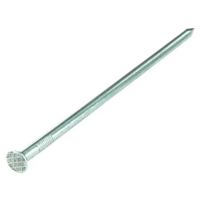Stabilit StauchkopfnagelLänge: 20 mm - Silberner Nagel mit flachem Kopf und spitzer Spitze, ideal für Bau- und Zimmermannsarbeiten. Robustes Befestigungselement für Holz und andere Materialien.