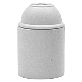 Lampenfassung (Weiß, Kunststoff, Ø x H: 38 x 56 mm)