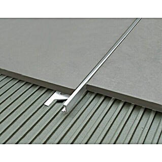 Fliesenprofil (Aluminium, Silber, L x H: 0,9 m x 1,2 cm)