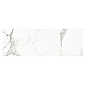 BHS Showroom Revestimiento de pared Palatina Mate (30 x 90 cm, Blanco, Marmolado)