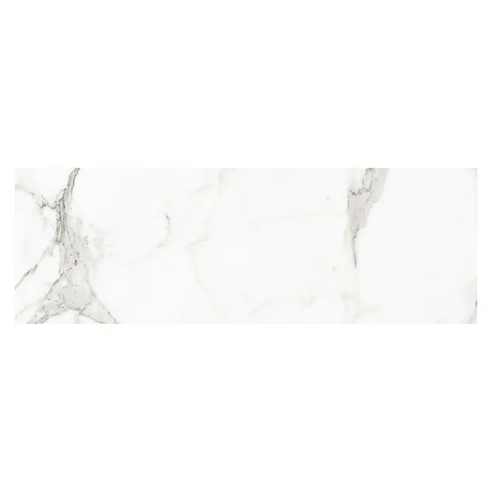 Revestimiento de pared Palatina Mate - 30 x 90 cm, Blanco Carrara, Mate, Rectificado - Baldosa de mármol con suaves tonos grises y aspecto elegante, ideal para revestimientos de paredes y suelos con estilo. Excelente calidad para interiores.