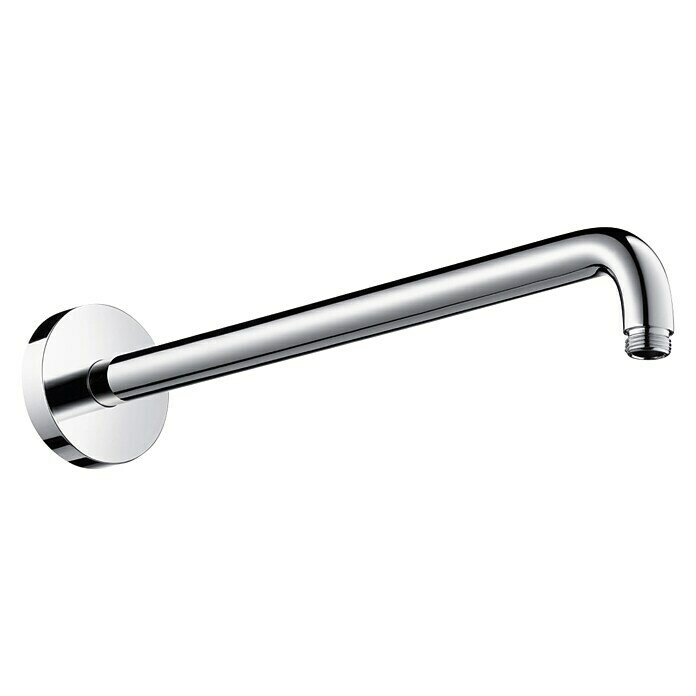 Hansgrohe BrausearmLänge: 38,9 cm, Chrom, Glänzend Front View