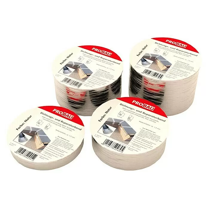 Probau Bitumen- & Reparaturband - Alu-Blank, 10 m x 5 cm, Selbstklebend - Detailaufnahme