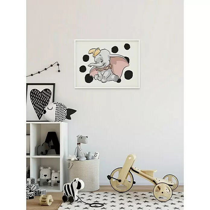 Komar Disney Edition 4 Poster Dumbo Dots Landscape - Disney, B x H: 40 x 30 cm - Stimmungsaufnahme