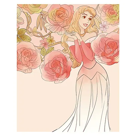 Komar Disney Edition 4 Poster Sleeping Beauty Roses