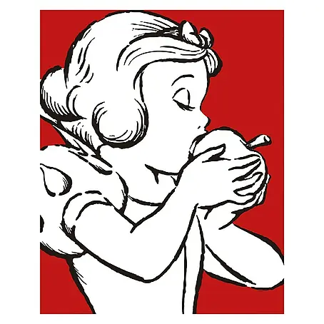 Komar Disney Edition 4 Poster Snow White Apple Bite Red