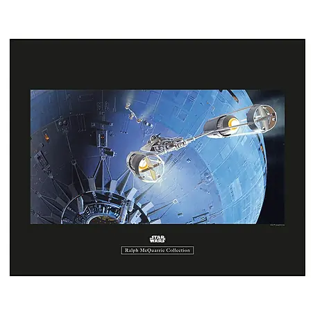 Komar Star Wars Poster RMQ Death Star Attack