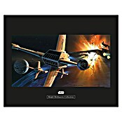 Komar Star Wars Wandbild RMQ Endor Orbit War (70 x 50 cm, Vlies)