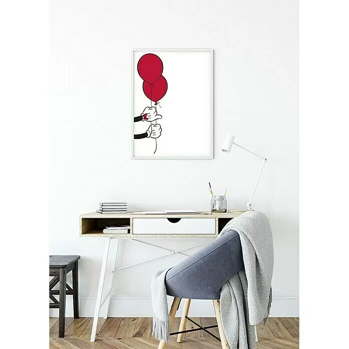 Komar Disney Edition 4 Poster Mickey Mouse Balloon - Disney, B x H: 40 x 50 cm - Stimmungsaufnahme