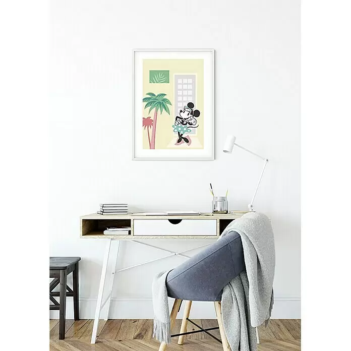 Komar Disney Edition 4 Poster Minnie Mouse Palms - Disney, B x H: 40 x 50 cm - Stimmungsaufnahme