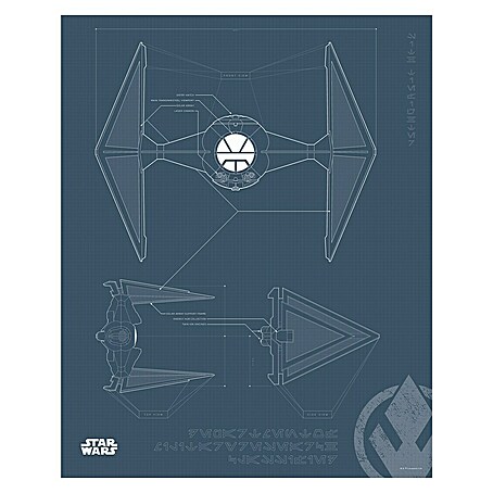 Komar Wandbild Star Wars TIE-Fighter Pilot – Kunstdruck 70x50 Cm, Auf Premium-Papier, Ohne Rahmen, Made In Germany