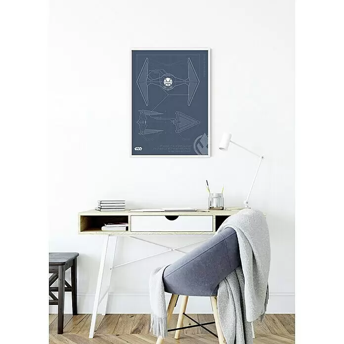 Komar Star Wars Poster Blueprint Sith TIE-Fighter - Star Wars, B x H: 40 x 50 cm - Stimmungsaufnahme