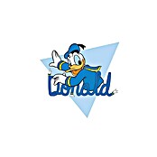 Komar Disney Edition 4 Wandbild Donald Duck Triangle (50 x 70 cm, Vlies)