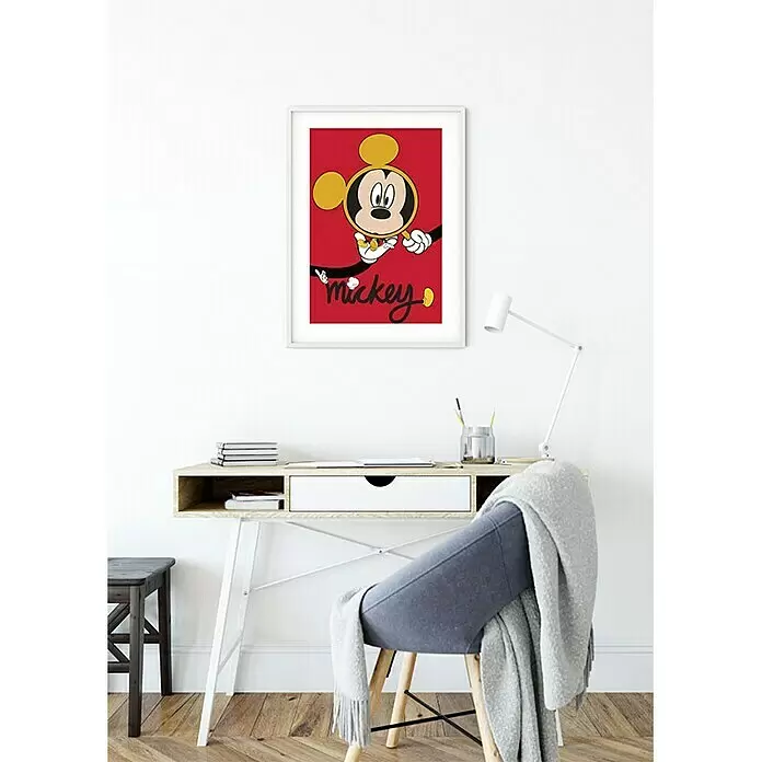 Komar Disney Edition 4 Poster Mickey Mouse Magnifying Glass - Disney, B x H: 50 x 70 cm - Stimmungsaufnahme