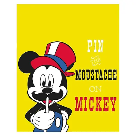 Komar Disney Edition 4 Poster Mickey Mouse Moustache