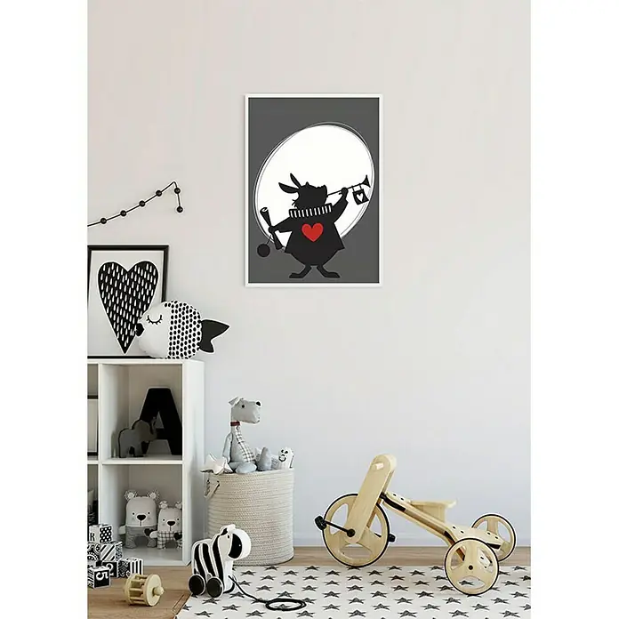 Komar Star Wars Poster Vector Asteroids Worm - Star Wars, B x H: 30 x 40 cm - Kinderzimmer-Dekoration mit einem Poster eines Hasen, der Trompete spielt, mit einem roten Herz auf der Brust. Niedliche und lustige Wandkunst für Kinder.