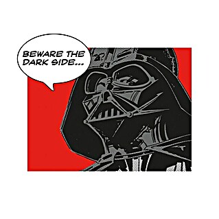 Komar Star Wars Poster Comic Quote Vader (Disney, B x H: 70 x 50 cm)