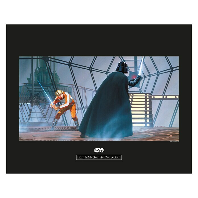 Komar Star Wars Wandbild RMQ Vader Luke Carbonit Room (50 x 40 cm, Vlies)