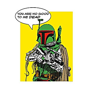 Komar Star Wars Poster Comic Quote Boba Fett (Disney, B x H: 50 x 70 cm)