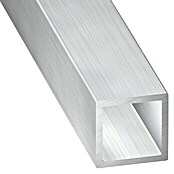 Kantoflex Vierkantrohr (L x B x H: 2.000 x 25 x 25 mm, Aluminium, Silber, Roh)