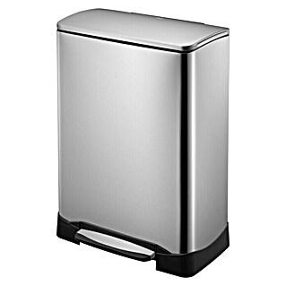 EKO Treteimer (46 l, Edelstahl, Silber)