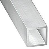 Kantoflex Vierkantrohr (L x B x H: 1.000 x 20 x 20 mm, Aluminium, Silber, Roh)