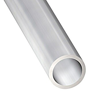 Kantoflex Rundrohr (Ø x L: 20 x 2 000 mm, Aluminium, Silber, Eloxiert)