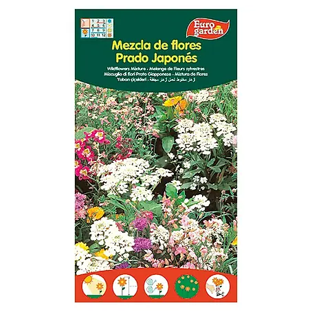 Euro Garden  Semillas de flores Mezcla de Flores Prado Japonés