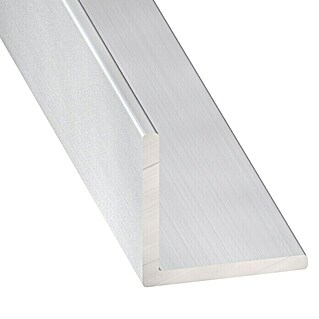 Kantoflex Winkelprofil (L x B x H: 2 500 x 50 x 50 mm, Stärke: 1,5 mm, Aluminium, Silber, Oberfläche: Eloxiert)