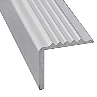 Kantoflex Treppenprofil (Aluminium, Silber, L x B x H: 1 000 x 25 x 5 mm, Eloxiert)