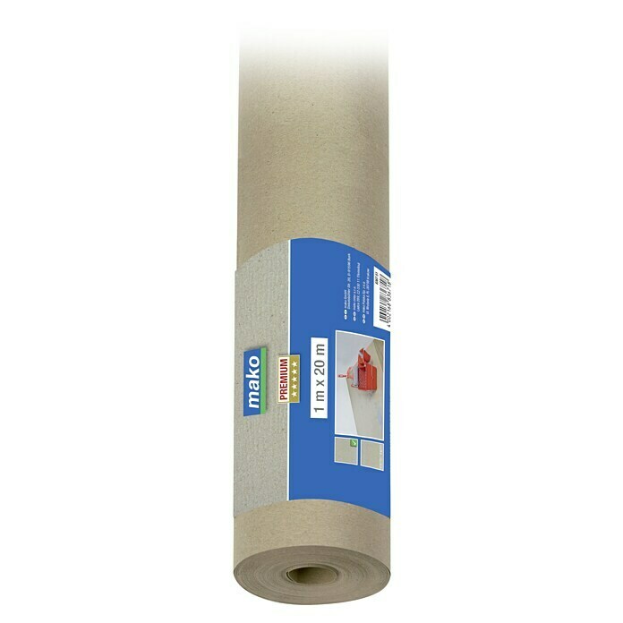 Mako Soboslikarski papir za prekrivanje krep (110 g/m², 20 x 1 m, Valjak)