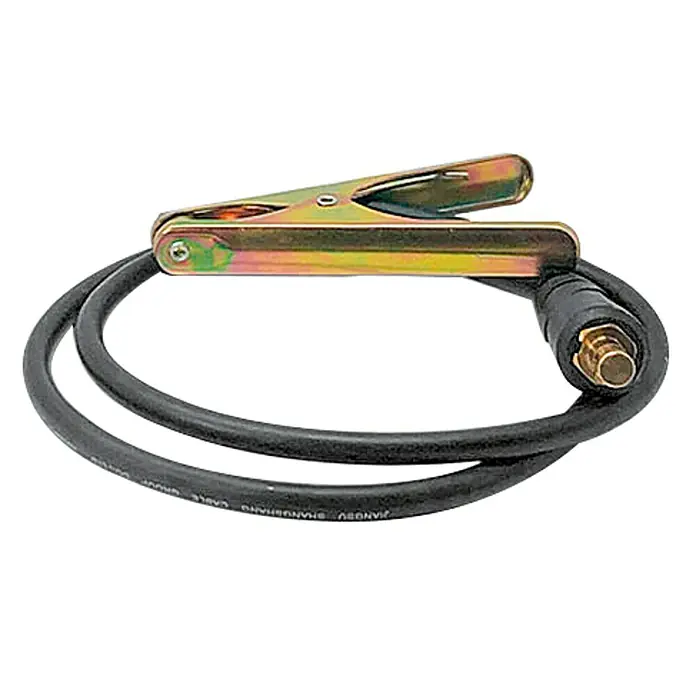 Solter Borne de masa 6165 - Corriente de soldadura: 200 A - Pinza de tierra con cable. Un accesorio esencial para operaciones de soldadura seguras y eficientes.