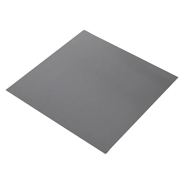 Glattblech - L x B: 500 x 250 mm, Stärke: 1 mm, Stahl, Unbehandelt - Graue Kunststoffplatte, ideal für verschiedene Bastel- und Bauprojekte. Vielseitig einsetzbar und robust.