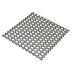 Kreuzlochblech (L x B: 1.000 x 500 mm, Stärke: 1 mm, Stahl, Blank)