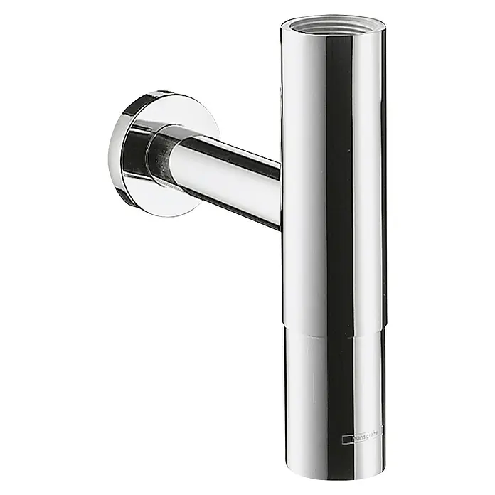 Hansgrohe Waschtisch-Siphon Flowstar - 1 ¼″, Chrom - Dieser Siphon ist aus glänzendem Chrom gefertigt und verfügt über ein modernes Design. Ideal für jedes Badezimmer mit Stil.