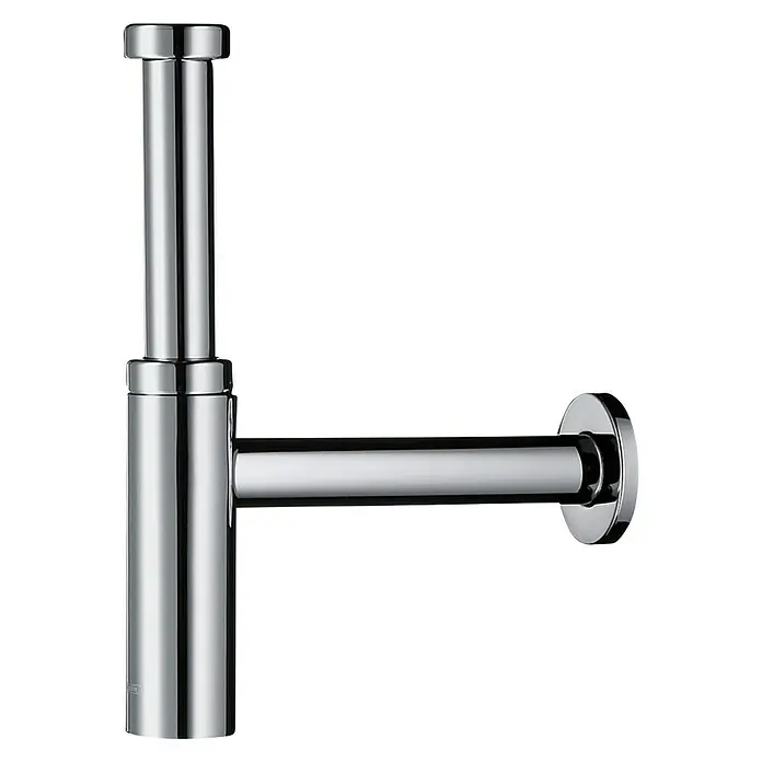 Hansgrohe Waschtisch-Siphon Flowstar S - 1 ¼″, Durchmesser: 32 mm, Verchromt - Eine verchromte Siphon-Flasche für Waschbecken, die robust und elegant ist und sich perfekt in moderne Badezimmer integriert.