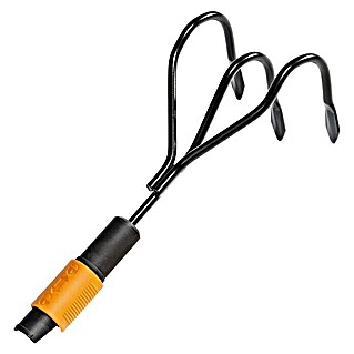 Fiskars QuikFit Kultivator (Delovna širina: 12,5 cm, Število zob: 3)